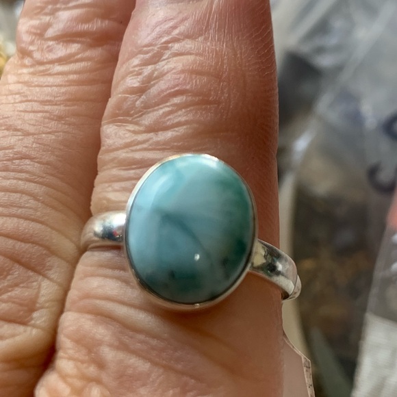 NWT Genuine Larimer gorgeous high end quality size 7 sterling ring - Picture 2 of 11